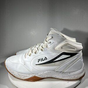 FILA Torranado Evo 2 Mens Size 13 Basketball Shoes White Leather Sneakers High